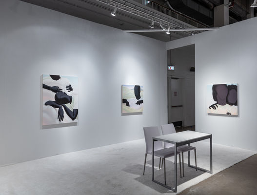 Installation view of It’s Been Years at The Hole, EXPO CHICAGO, 2019